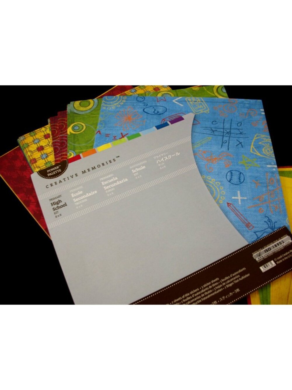 NIP 1 Creative Memories Power Palette High School 8x8 Scrapbook Album Kits